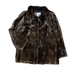 デミバフミンク オーダーメイド品 リアルファー 毛皮コート DASCO