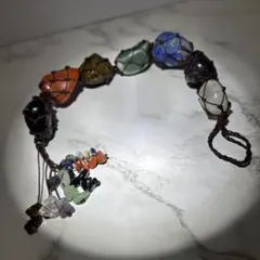 天然石 マクラメ風 壁掛け タリスマン