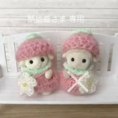 断捨離さま専用 フローラウサギ赤ちゃんお洋服セット