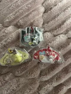 パッケージチャーム　マイメロ　ポムポムプリン　ばつ丸