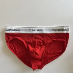 【訳あり品】カルバンクライン　メンズビキニ　L(M) レッド　ビキニブリーフ