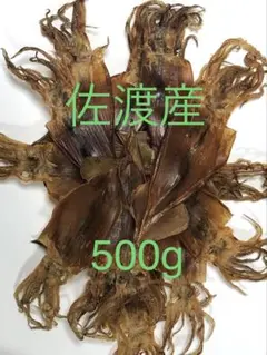 佐渡産　干しいか（真イカ）500g 無添加するめ　無塩　あたりめのサムネイル