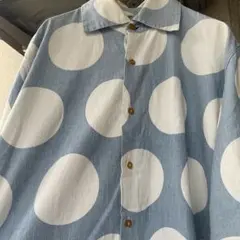 希少 茶タグ 80s Vivienne Westwood スポット シャツ　L