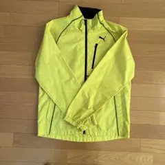 PUMA イエロー ウィンドブレーカー M