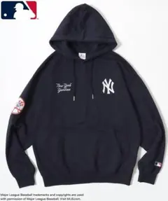 New York Yankees ネイビー パーカー