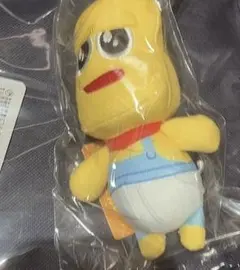 ぽこピーマスコットキーホルダー　ピーナッツくん　ぬいぐるみ