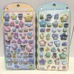 【正規品】コットンパフィシール サンリオ サンリオキャラクターズ はぴだんぶい