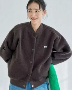 コーエン　ダークブラウン　PENNEYSペニーズ別注　ボアブルゾン　Lサイズ