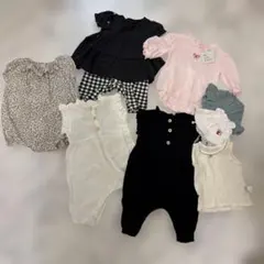 子供服 女の子 春夏服♡ロンパースメインまとめ売り♡新品タグ付き有♡帽子付き♪