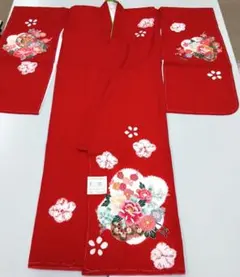 七五三　四つ身　友禅　絞り　女の子のサムネイル