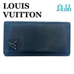 ルイヴィトン M69980 ポルトフォイユ ブラザNM LVアエログラム 二つ折
