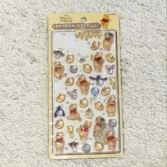 正規品　ボンボンドロップシール　くまのプーさん　プー　ディズニー
