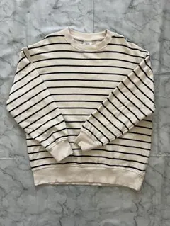 ZARA ストライプ柄 シンプル トレーナー 8-9歳 ユニセックス【美品】