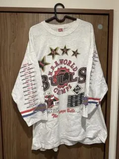 ⭕極希少新品⭕ NBA Finals 1996 シカゴ・ブルズ Tシャツ XL Vtg 90s Chicago Bulls T Shirt 96 NBA Finals Spell Out Logo 7