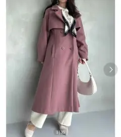 トレンチ風コート