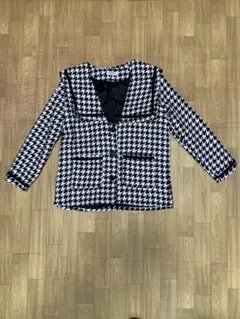 ジャケット　千鳥柄