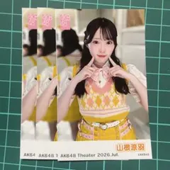 409 2026 7月 山根涼羽 AKB48劇場 ガラポン チェキ風写真