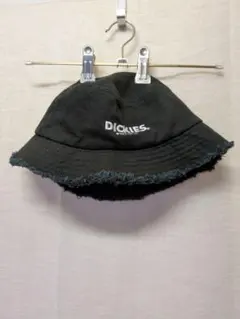 【Dickies】ディッキーズ バケットハット 帽子 フリンジ加工 ブラック