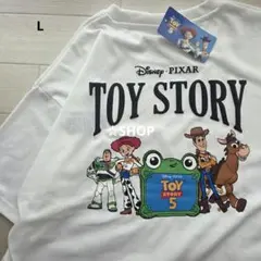ディズニー トイストーリー5 キャラ集合 リリーパッド 半袖tシャツ Lのサムネイル