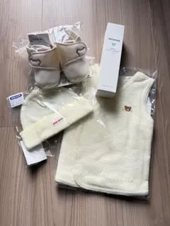 MIKI HOUSE ベビー服セット　新生児　新品　ファーストシューズ