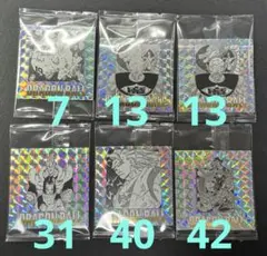 ドラゴンボール 40周年記念 シール　ウエハース2 （6枚セット）