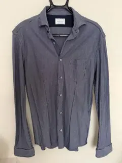 NICOLE CLUB FOR MEN ネイビー長袖シャツ　52サイズ