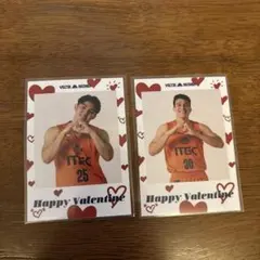 ベルテックス静岡　バレンタインチェキセット