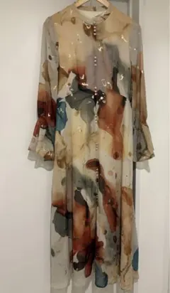 AMERI UNDRESSED AMELIA INK ART DRESS