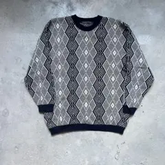 90s Y's "argyle design" knit rareのサムネイル