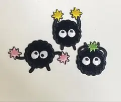 ♪P111★ジブリ★まっくろくろすけ★ワッペン★