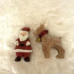 サンタクロース＆トナカイ　フィギュア