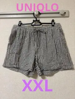 UNIQLO ユニクロ　XXL 短パン　部屋着　ステテコ　ギンガムチェックのサムネイル