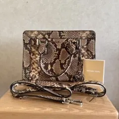 MICHAEL KORS マイケルコース ヘビ柄 ハンドバッグ