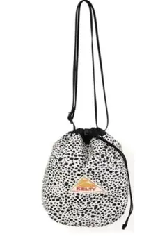 ケルティ　ダルメシアン柄　巾着　ショルダー　バック