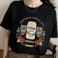 Orion BEER オリオンビール 半袖Tシャツ ブラック