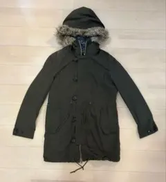 【格安】ABAHOUSE フード付きモッズコート Lサイズ