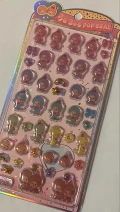 【国内正規品】新品⭐︎カミオジャパン⭐︎うるちゅる⭐︎モンチッチ ポップシール⭐︎ ①