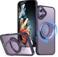 マグセーフ対応 iPhoneケース パープル