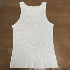 タンクトップ　メンズ　ユニクロ　L グレー