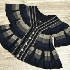 カシミヤフレアカーディガン