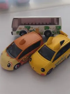 廃盤 トミカ ポケモンカーセット ピカチュウ バス