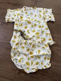 花柄甚平 80サイズ