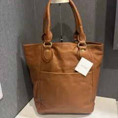 russet レザー ハンドバッグ ブラウンのサムネイル