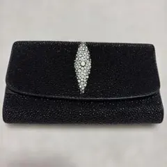 ラスト1点【極美品】ガルーシャ 長財布 エイ革 スタースティングレイ 本革 金運のサムネイル