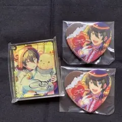 あんスタ　影片みか　一番カフェ　ハート缶バッジ　アニカフェ　コロッタ