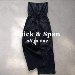 【美品】Spick & Span 定価2.7万 刺繍デザインオールインワンのサムネイル