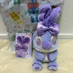 スティッチ コスビ キーホルダー パープル 紫 ホットトイズ 香港 ディズニー