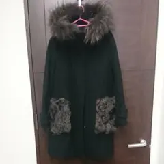 【美品】ジルスチュアート ファー付きコートのサムネイル