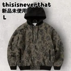 thisisneverthat Floral Work Jacket L カーキのサムネイル