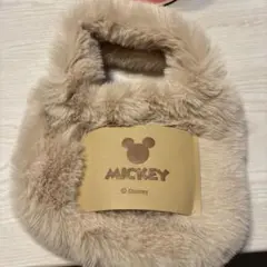 Disney ミッキー ファー ハンドバッグ
